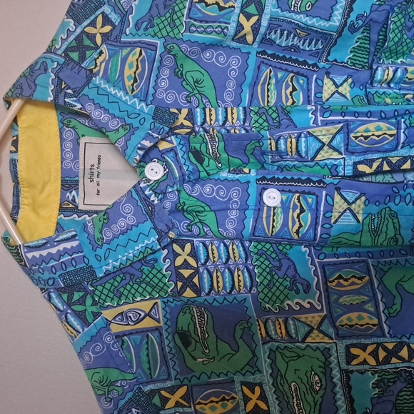80s button up dinosaur shirt - Picture 3 of 4